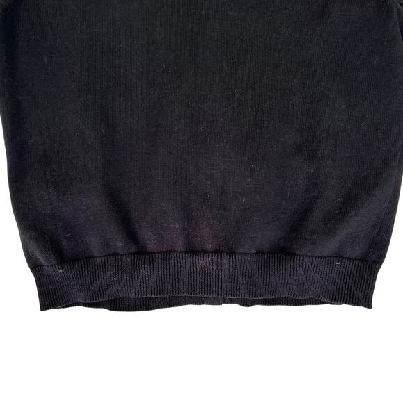 J. Jill Black Cardigan Sweater Womens Med Petite Sparkle Buttons Alpaca Romantic - Picture 9 of 11